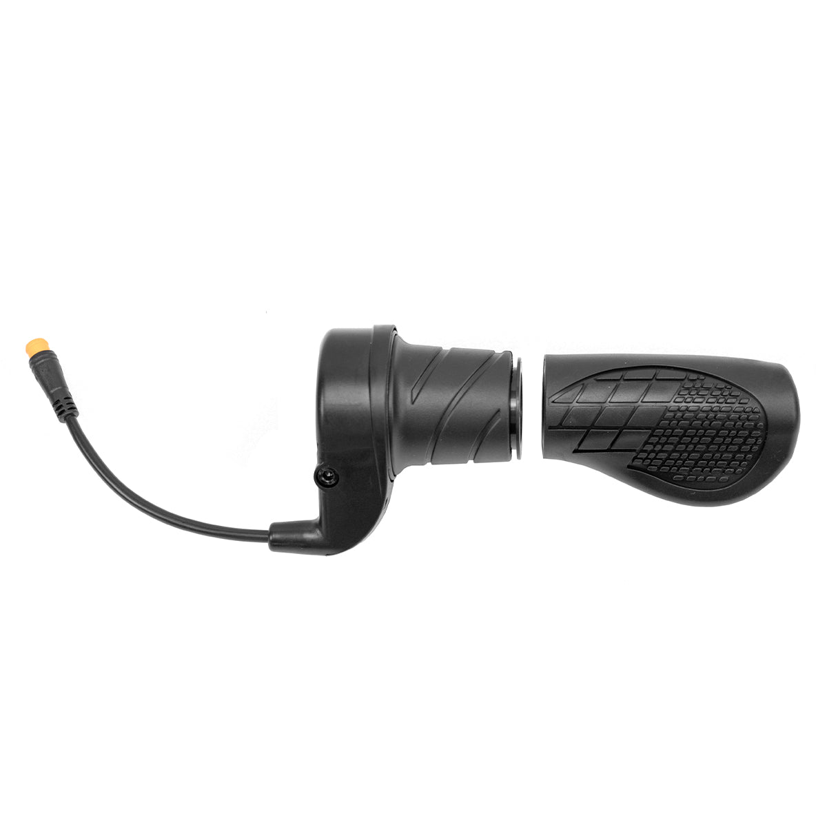 black adjust handlebars of electric bike