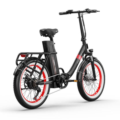 Onesport OT16-2 black-red e-bike