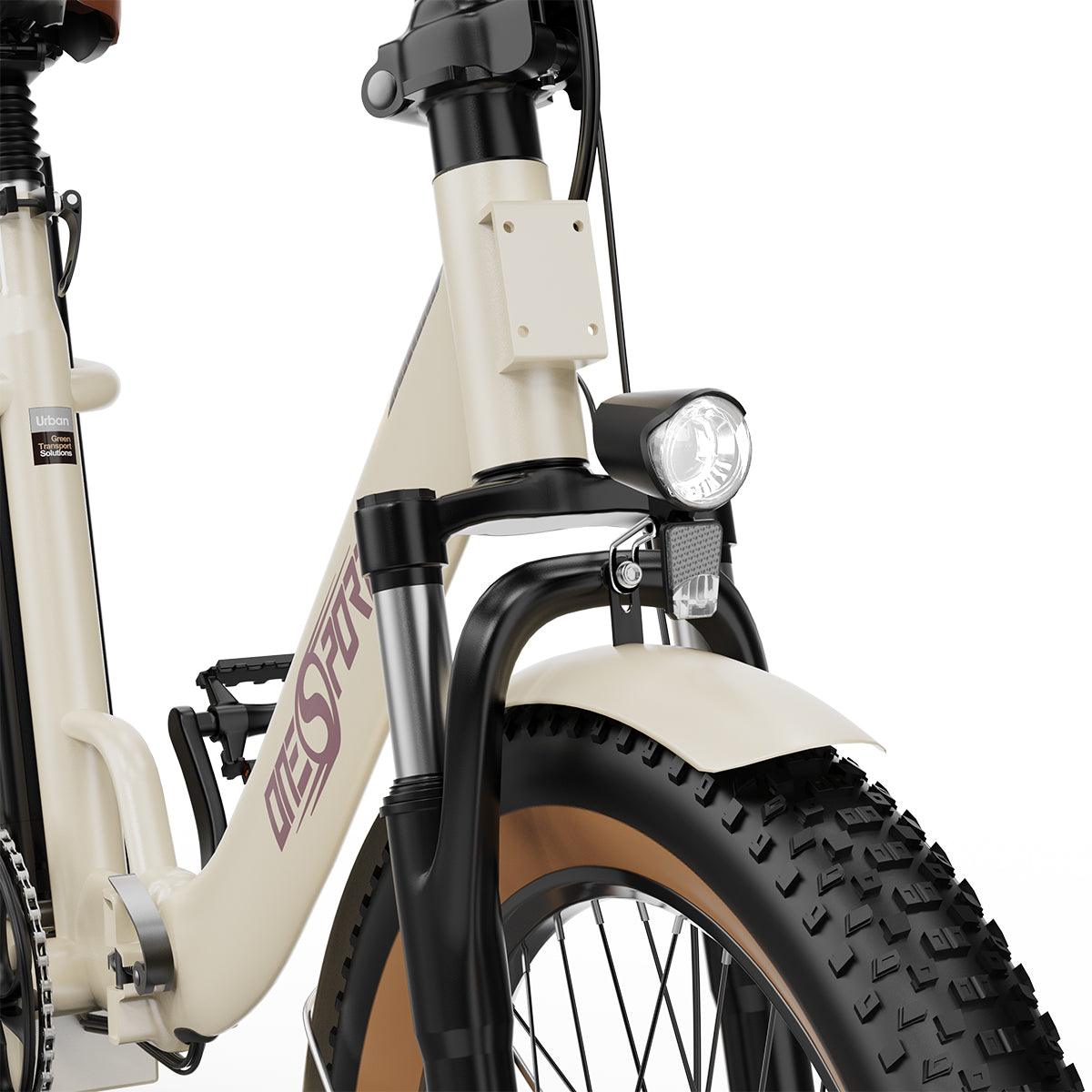 Front light and front fork