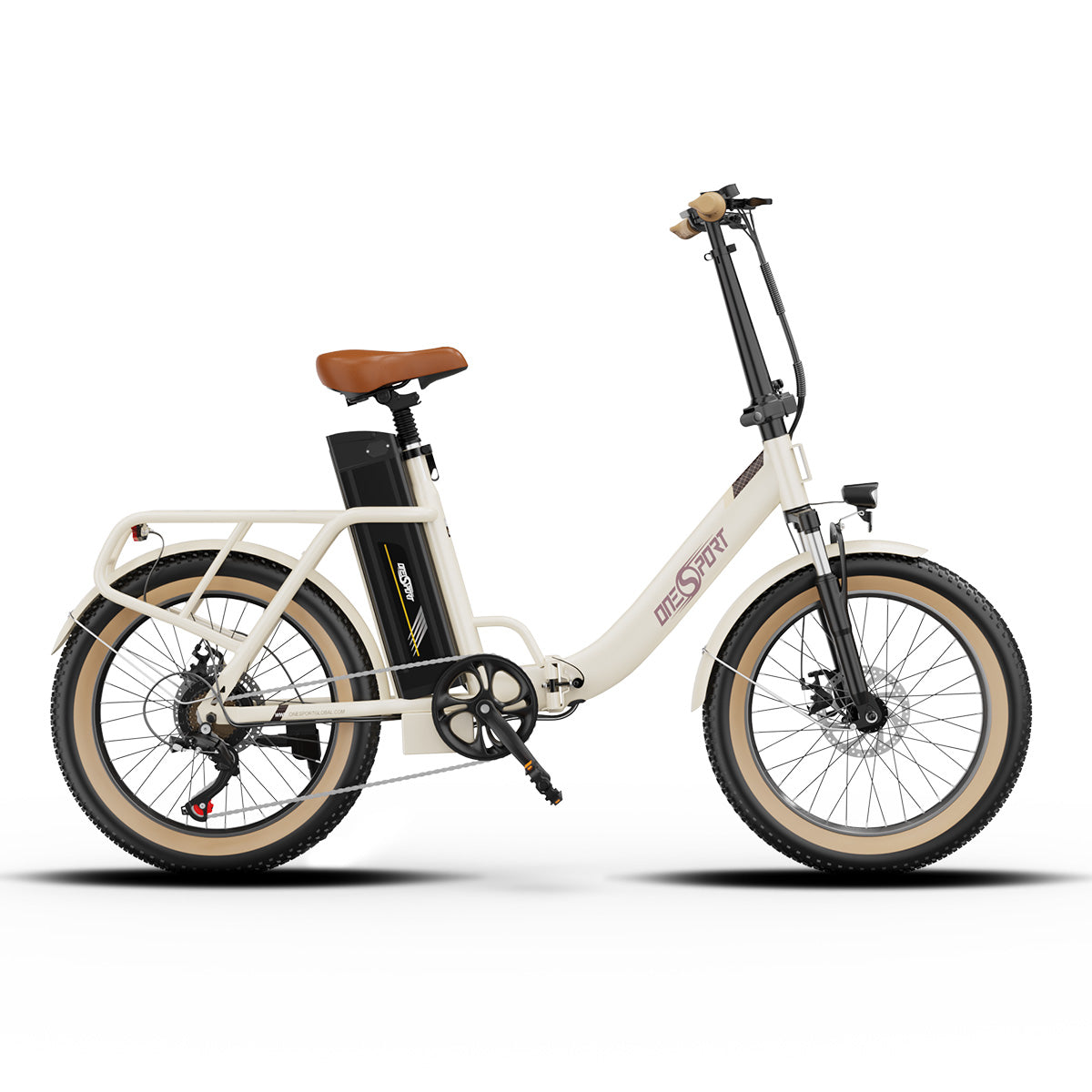 OneSport OT16-2 white e-bike