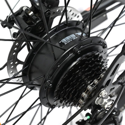 OneSport Original Brake Pads, flywheel and motor on the wheel