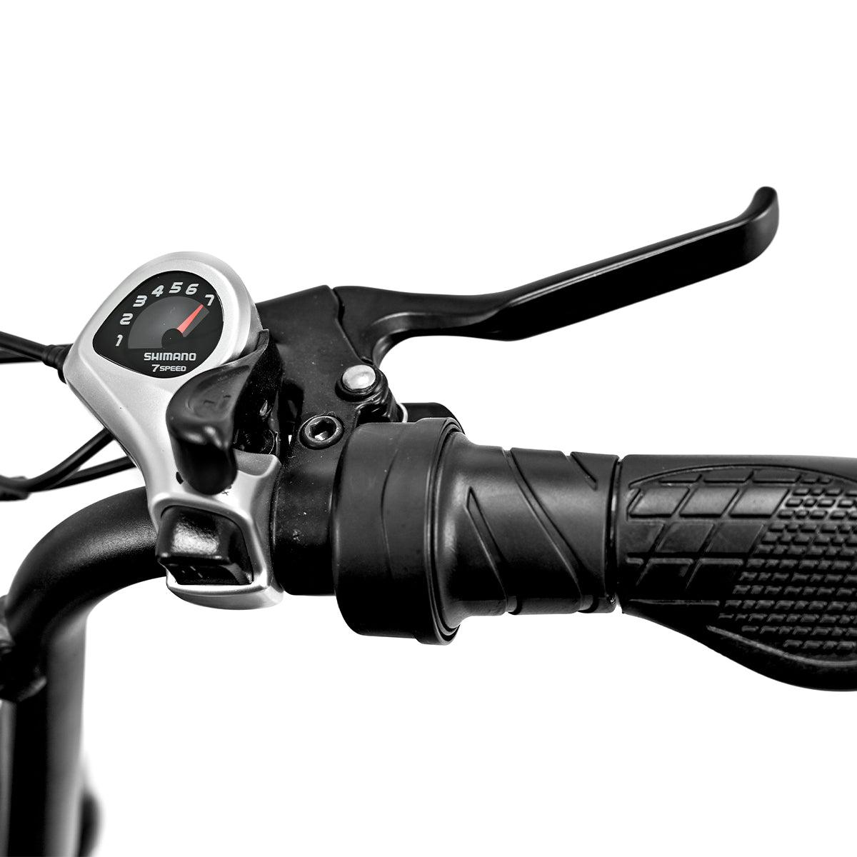 Electric bicycle instrument installed on the handlebar