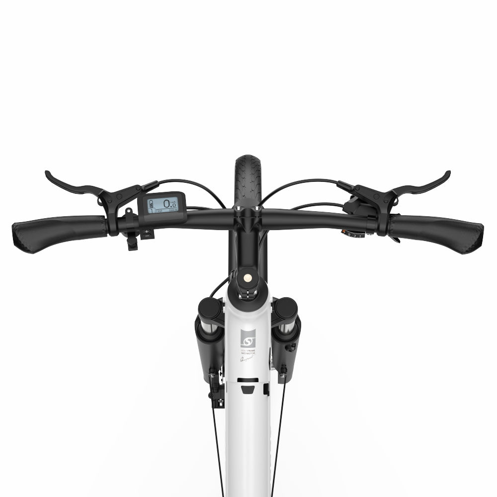 Onesport lightweight city electric bike, 24kg, LCD display, 700*45C thin tires, max speed 25km/h, perfect for urban riding.