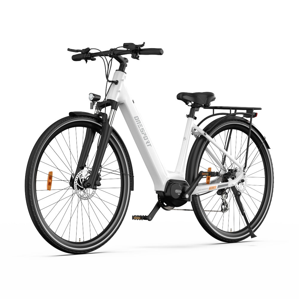 OneSport OT07 lightweight city electric bike, 24kg, 700*45C thin tires, max speed 25km/h, perfect for urban riding.