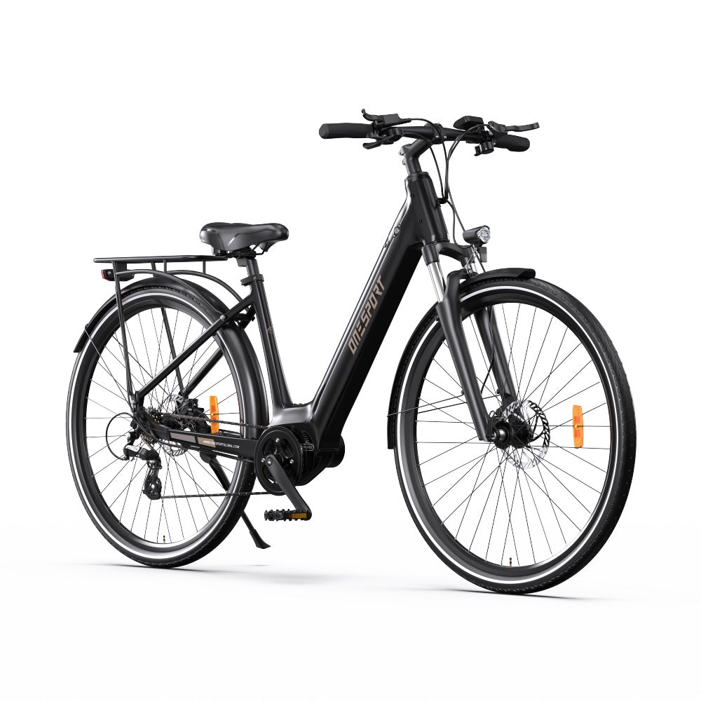 Onesport OT07 24kg electric bike with all-aluminum alloy frame, maximum cruising range 90km, and CE certification for city commuting.